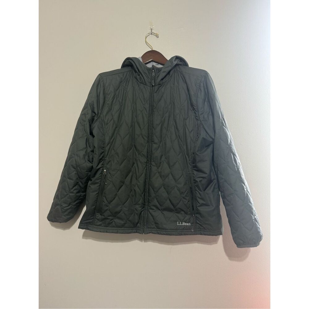 L.L. Bean Black Quilted Puffer Jacket